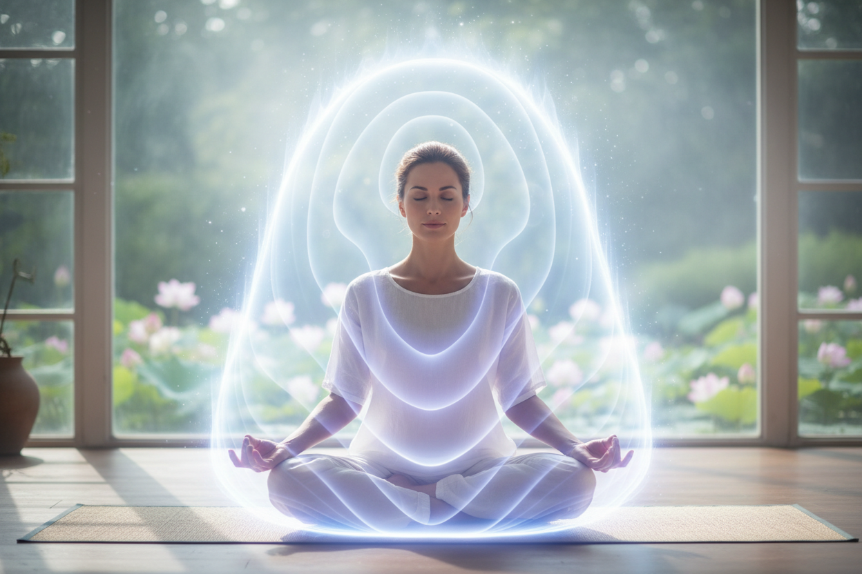 Sacred Shield Lotus Amethyst Protection Pendant